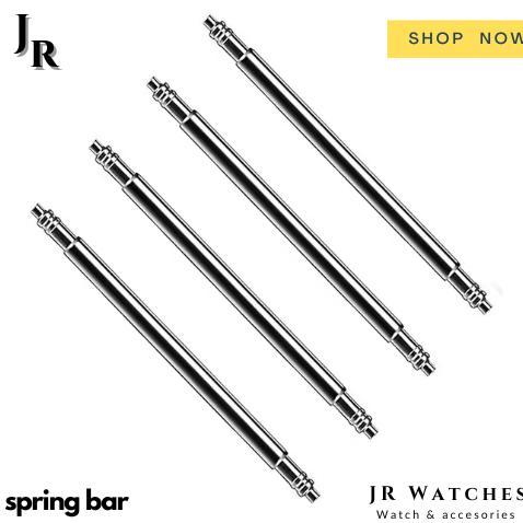 TERBARU Pin Spring bar Strap Tali Jam tangan 12 14 16 18 19 20 21 22 24 26 28 30 mm