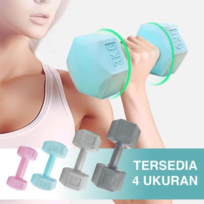 Dumbbell 3 Kg / Barbel Mini / Barbel Wanita / Barbel 3 Kilogram 1 Pcs
