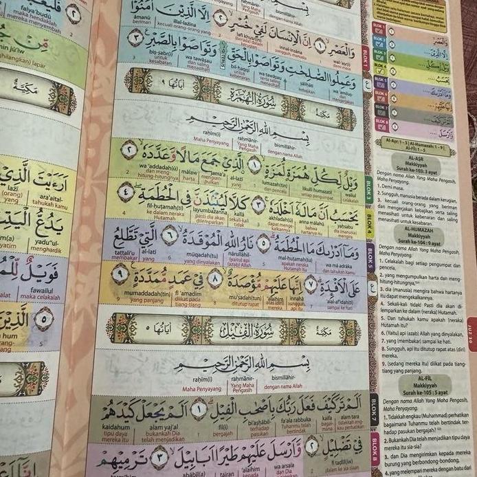 Ready Al Quran Hafazan Tanafus 8 Blok Perkata Latin Al Qosbah Al Quran Hafalan Tahfiz