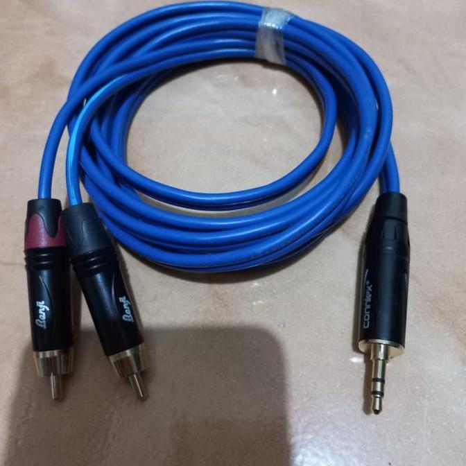 NEW kabel mini jack 3,5 to RCA/ kabel hp ke speaker aktif