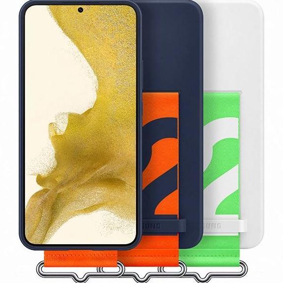 SAMSUNG Case S22 + Plus S22+ Silicone Strap Original Resmi SEIN