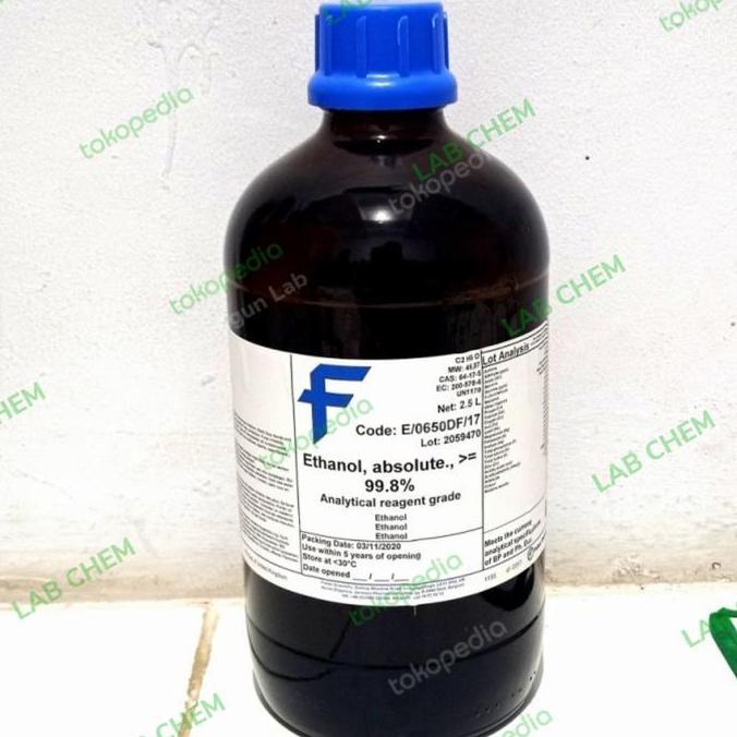 Ethanol Absolute Fischer Equivalent Merck 2.5L