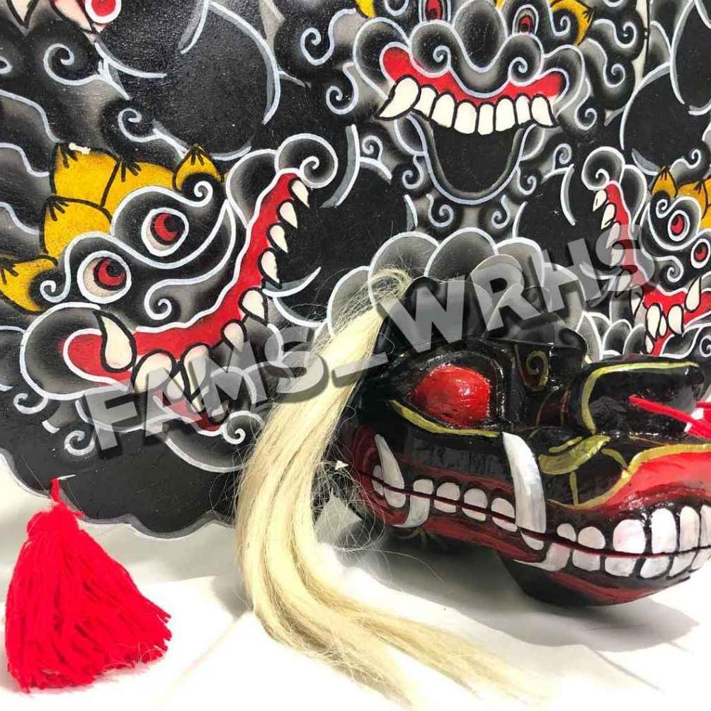 Barongan Telon Vip Ukuran 22 Full Kayu Barongan Caplokan Kayu Fm -17