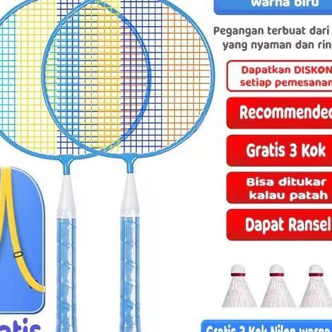 Raket Badminton/Raket Badminton Original/ Raket Badminton/Raket Bulutangkis/Raket Original/ Kok 3 Pc
