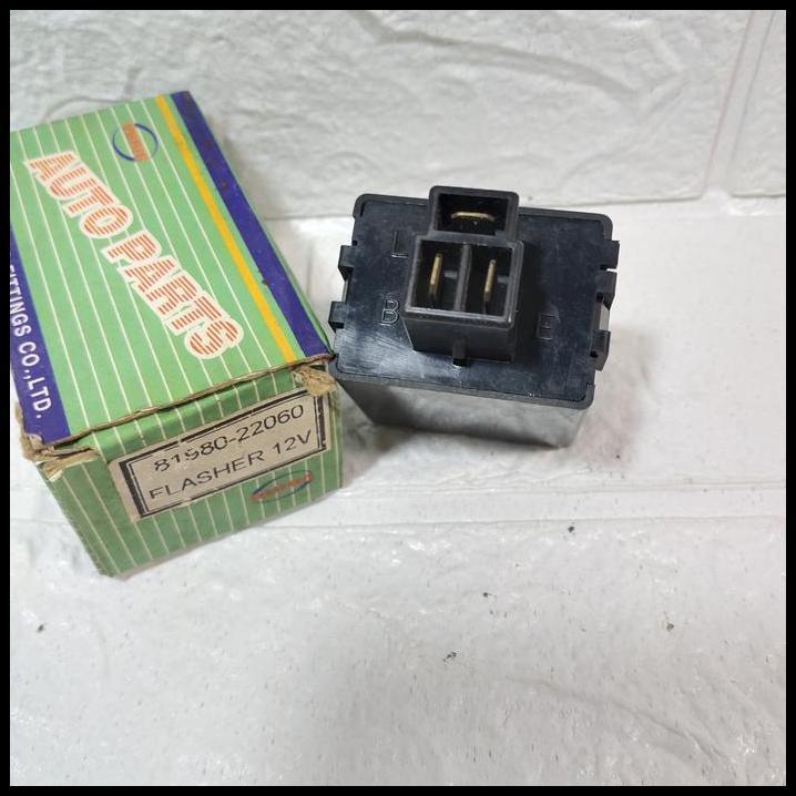 GRATIS ONGKIR FLASER MOBIL 12V K3 81980-22060 FLASHER SEN 12 VOLT