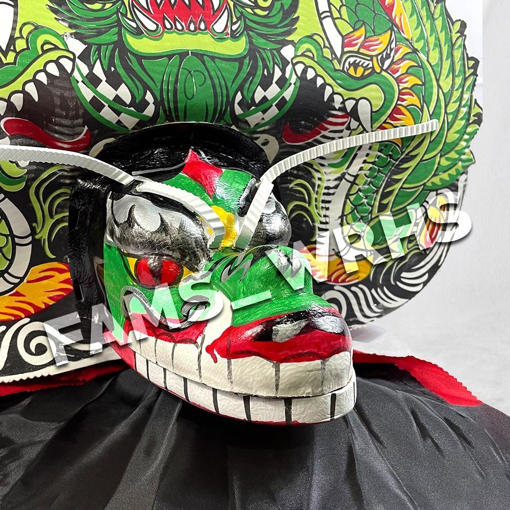 Barongan Anak Ukuran Jumbo Spons Devil Barongan Spons Barongan Hijau Barongan Murah Fm -15