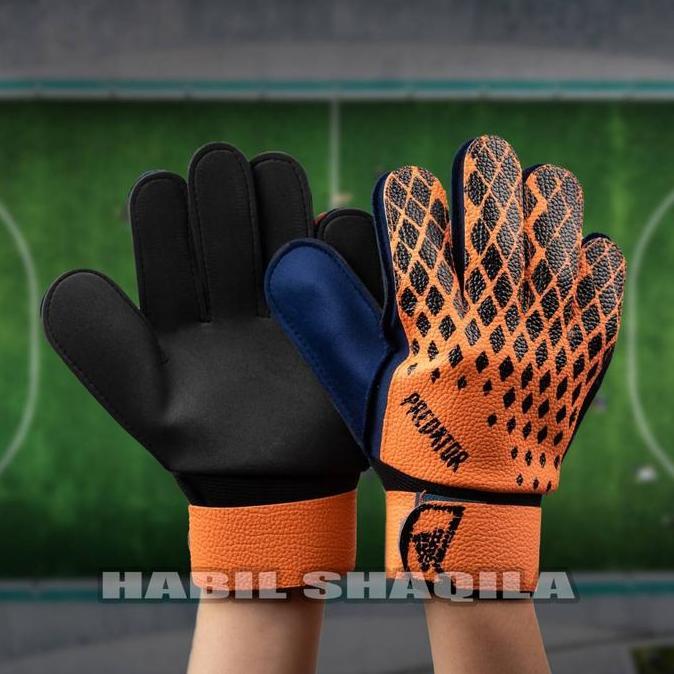 SWASAGARA Sarung Tangan Kiper Anak Predator Sepak Bola dan Futsal Tanpa Tulang