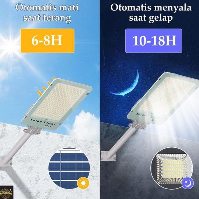 LAMPU JALAN SOLAR PANEL SURYA / LAMPU OUTDOOR / LAMPU TENAGA SURYA