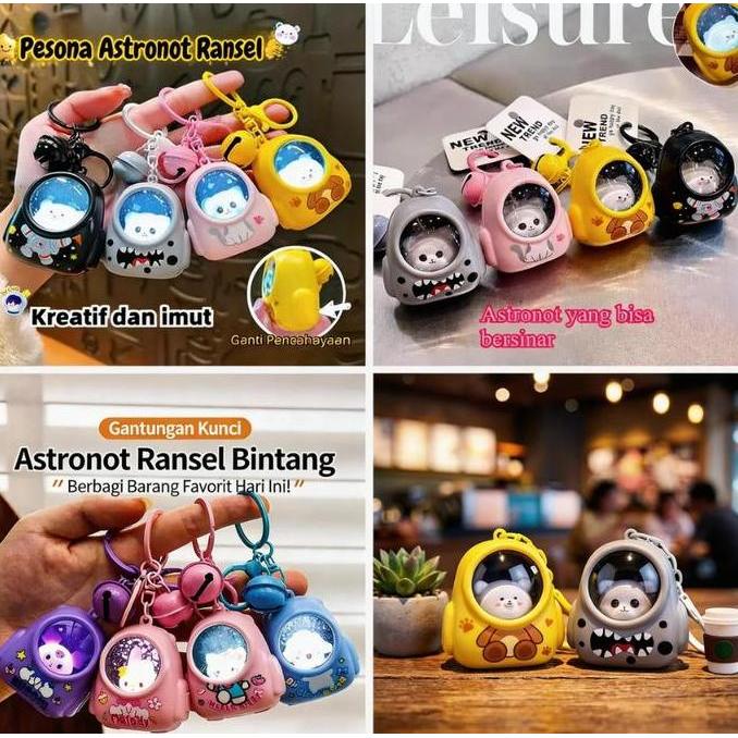 BAIAVY Gantungan Kunci Cat+Lampu Model Baru dan HOT Gantungan Tas, Gantungan Kunci Mobil Motor, Hadi