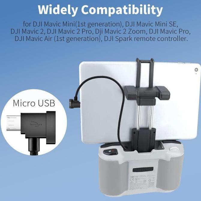 HAZTFRIOR Kabel Remote / Kabel Otg Dji Mavic Mini / Kabel Otg Remote Dji Drone
