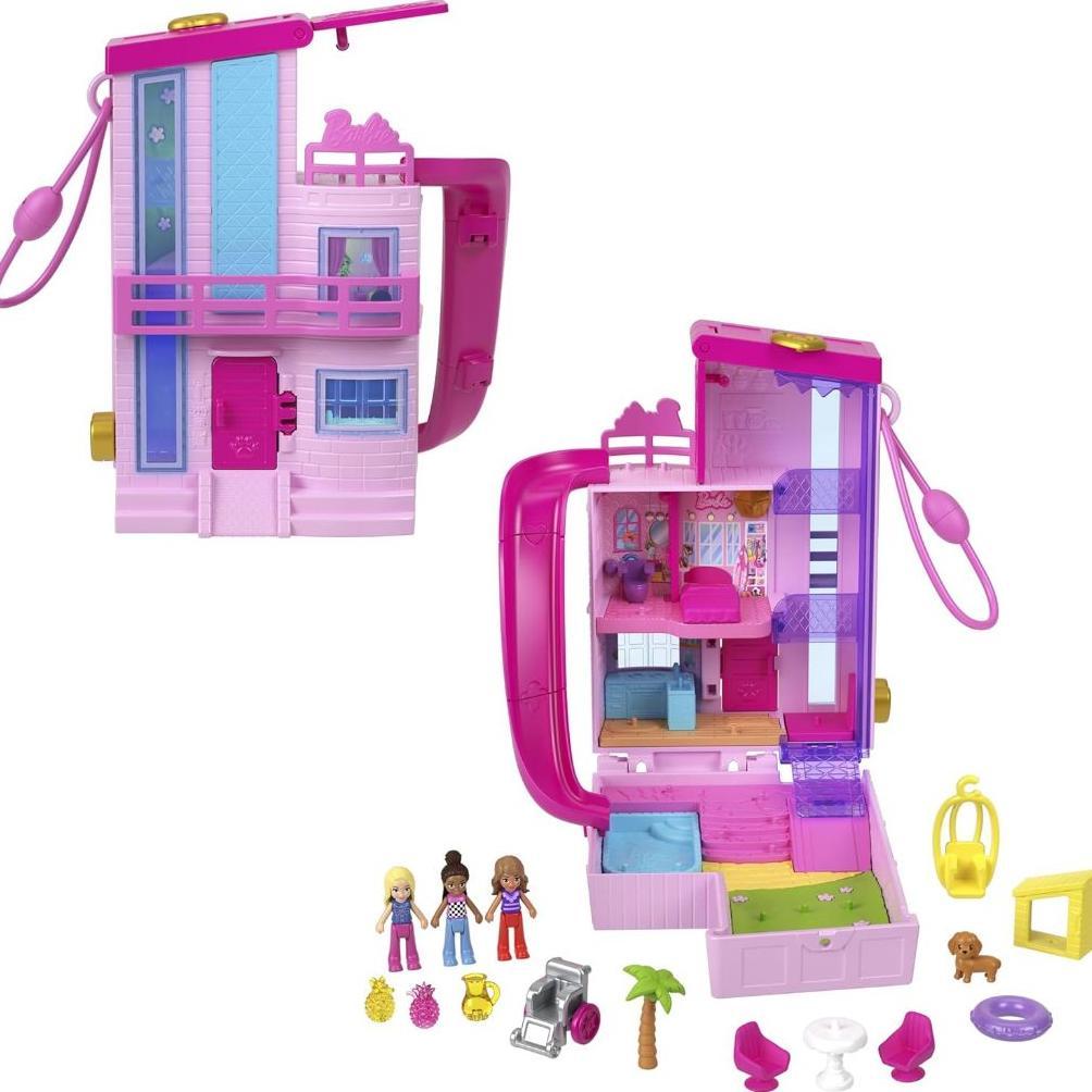 BEST SELLER Polly Pocket Barbie Dreamhouse Compact, Dollhouse Playset
