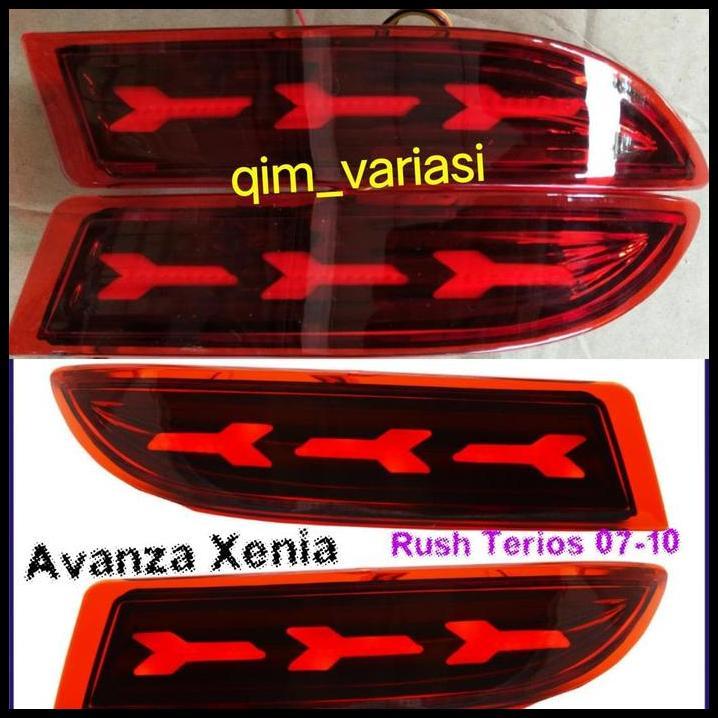 TERBARU LAMPU LED REFLEKTOR BUMPER AVANZA XENIA 2012 2013 2014 2015 2016 2017