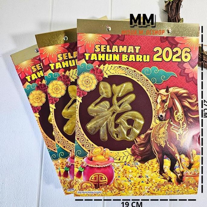 KALENDER HARIAN SOBEK BESAR CINA TAHUN 2026 TERBARU ready