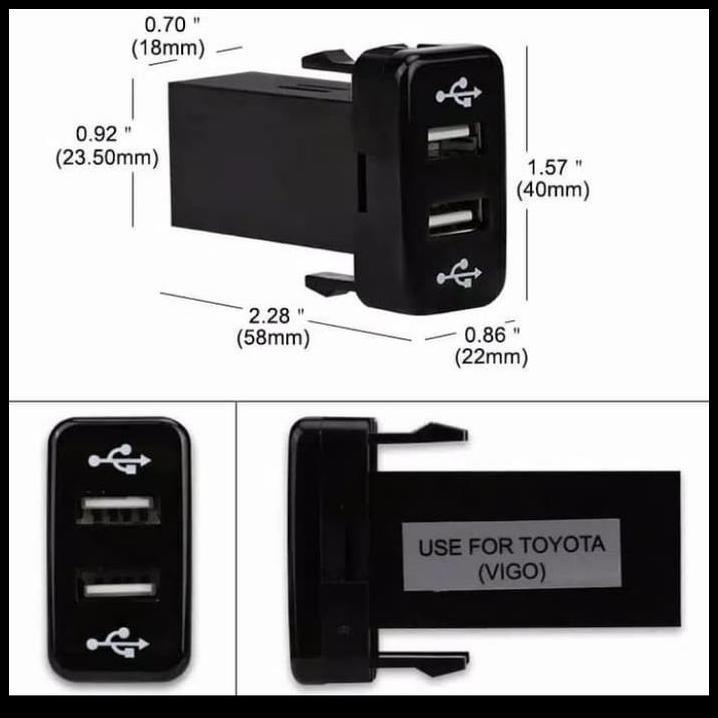 HOT DEAL SOKET USB MOBIL TOYOTA 