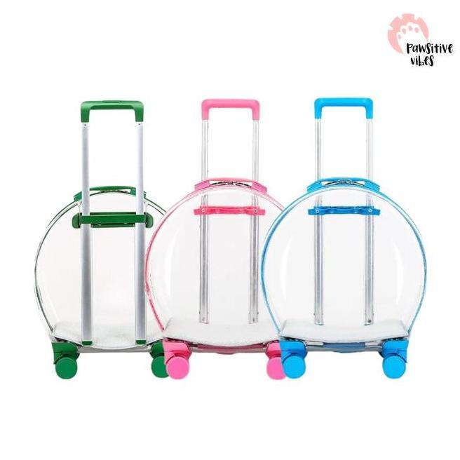 Tas Troli Transparan Pet Cargo Tas Anjing Kucing