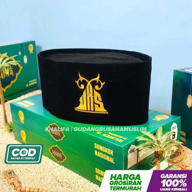 Hemat Peci Uas Bordir Original Promo Songkok Murah Grosir Kopiah Muslim Anak Dewasa Kopyah Hitam Pol