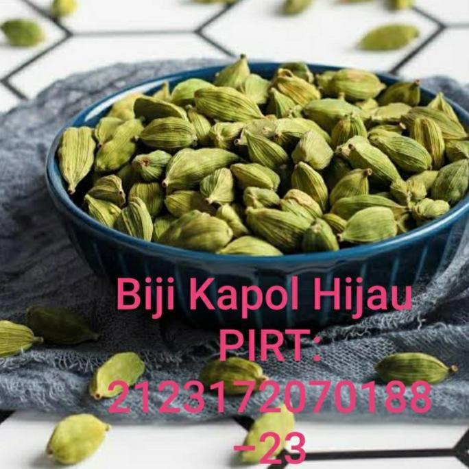 India Green Cardamom 1Kg / Green Cardamon / Kapulaga Hijau 1Kg HT