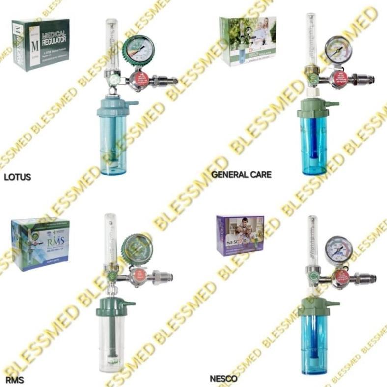 Regulator Tabung Oksigen Medis Merk LOTUS/Regulator Oxygen Lotus