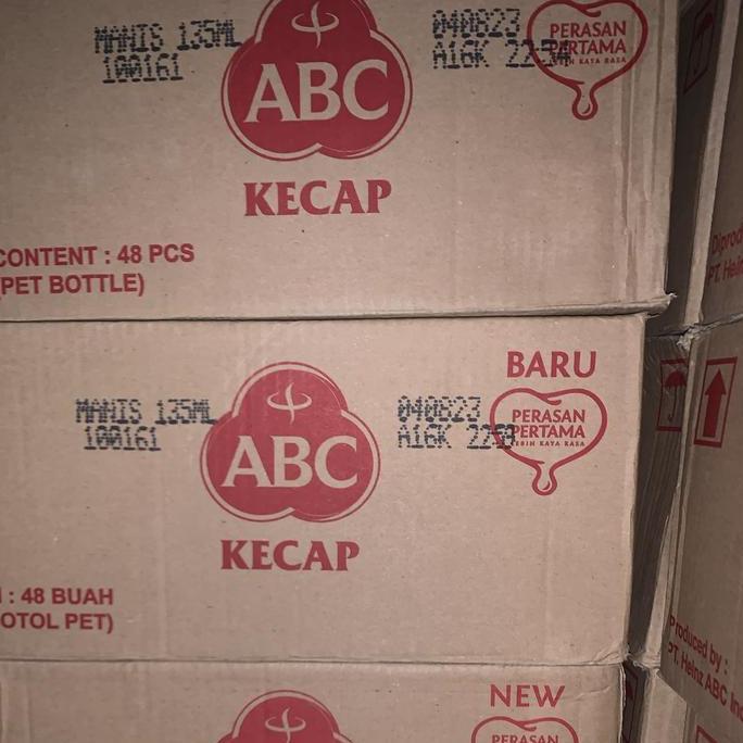 Kecap Manis ABC 135ml 1 Dus isi 48 botol GS