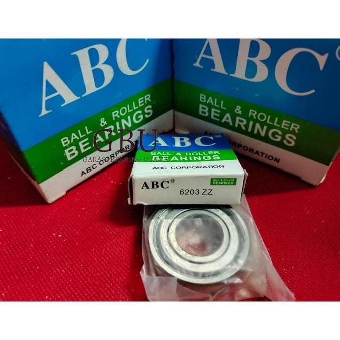 Promo (isi 10pc) Bearing 6203 ZZ / 6203ZZ ABC ORIGINAL Diskon