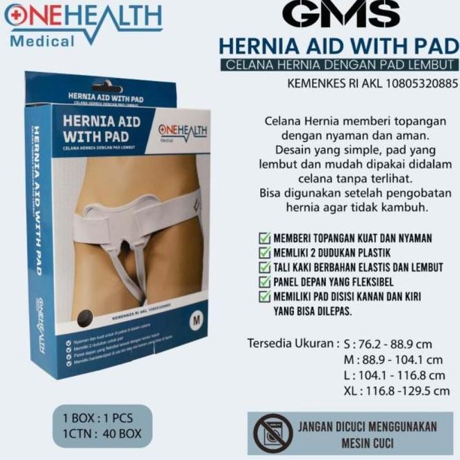 Celana Hernia Aid Pad Onehealth Hernia Support /