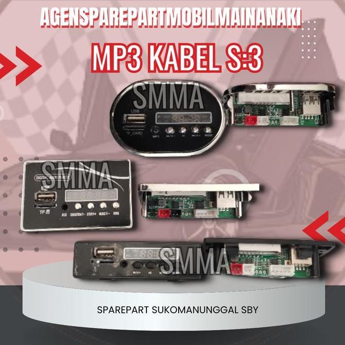 BEBAS ONGKIR - Mp3 Usb Music Mobil Motor Mainan Aki
