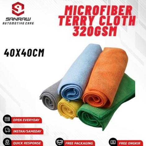 HOT PRODUCT Lap Kain Microfiber 40x40 320 gsm Murah kualitas Premium 320gsm
