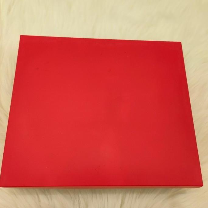 Kotak Dus Nastar Kue Kering warna (MERAH) Sekat Mika 20/30