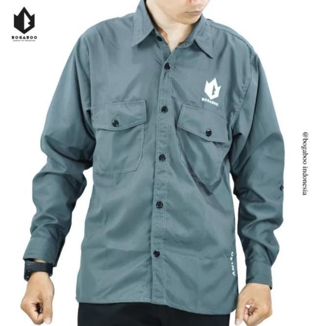 Kemeja Outdoor Cargo Pdl Quickdry Baju Lapangan