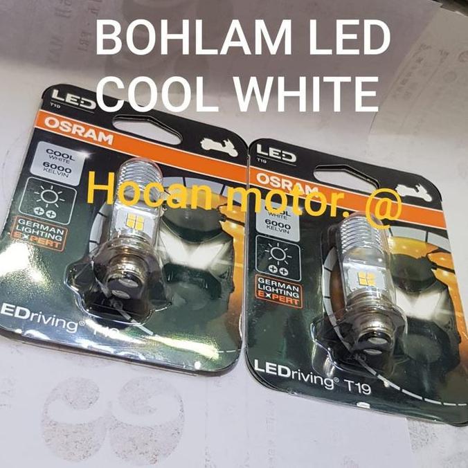 TERLARIS - BOHLAM LAMPU DEPAN OSRAM LED PUTIH VARIO 125 OLD SUPRA X 125 VARIO 110
