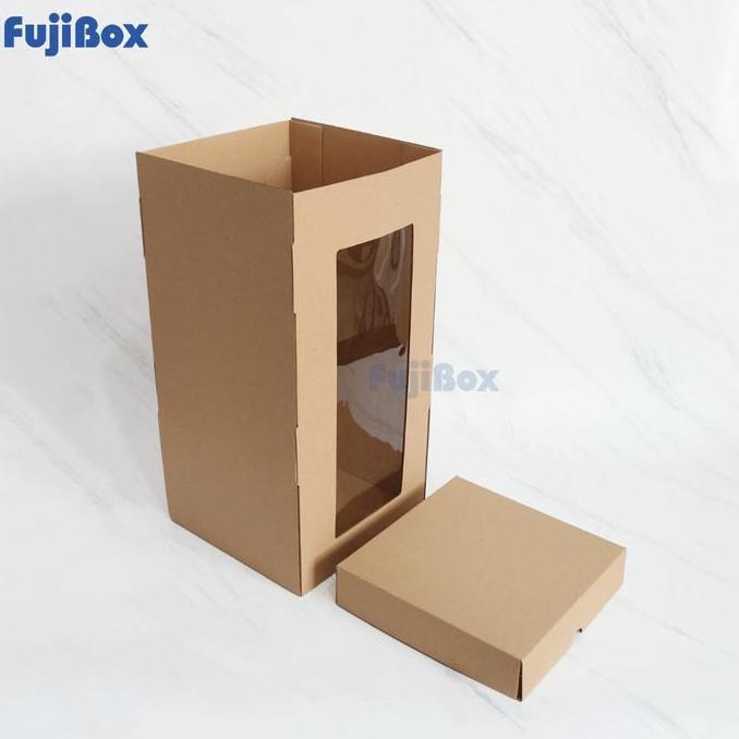 ( 5 Pcs ) KOTAK BOX DUS KUE TART TINGGI 30 x 30 x 45