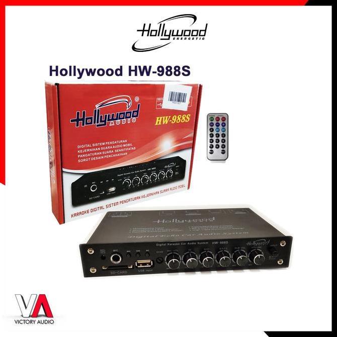 MURAH BERKUALITAS - Pre Amp Parametric Hollywood Audio HW-988S Parametrik USB SD Karaoke