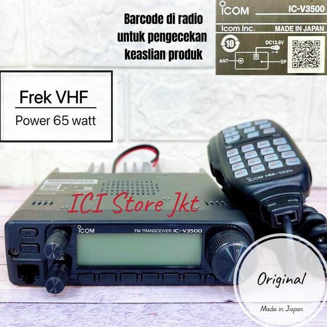 TERBARU - Radio Rig ICOM IC V3500  / Icom IC V 3500 original / Radio Icom Original