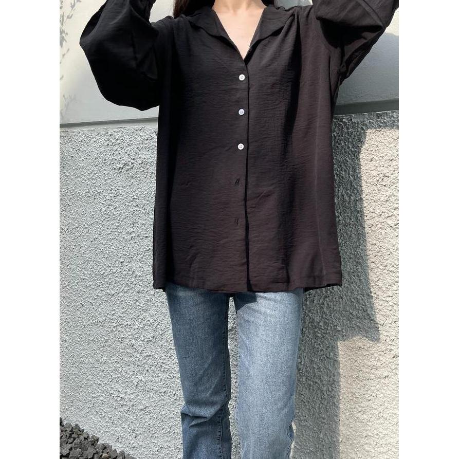 Jovre Jiva Shirt Jovre Jiva Shirt Longsleeve Crinkle Kemeja Lengan Panjang