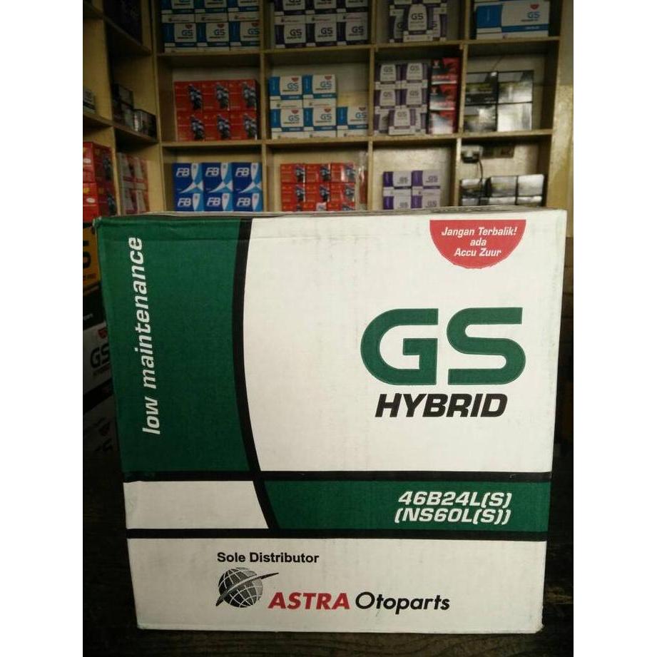 BERKUALITAS - Aki Mobil Toyota Kijang Innova GS Astra hybrid NS60LS aki basah