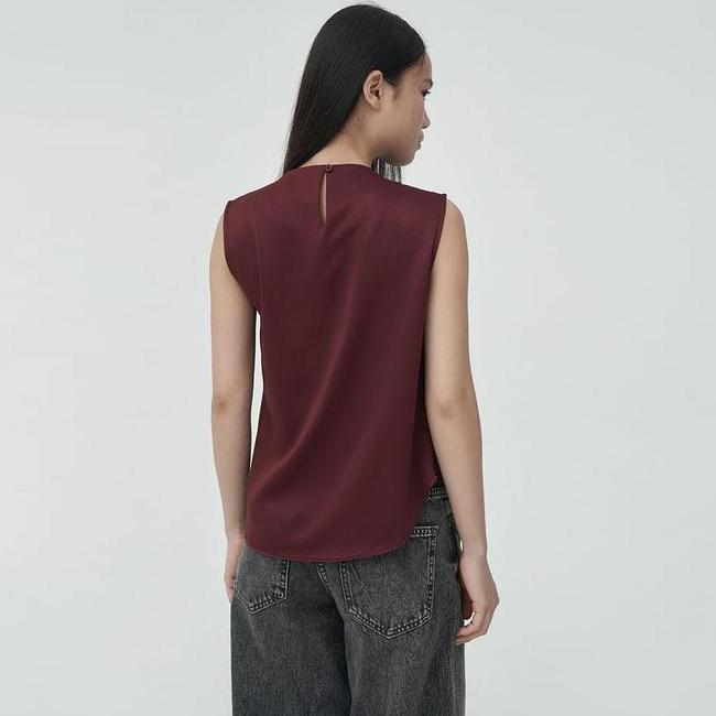 Inkano Elara - Inkano Elara Atasan Sleeveless Wanita Details Drape