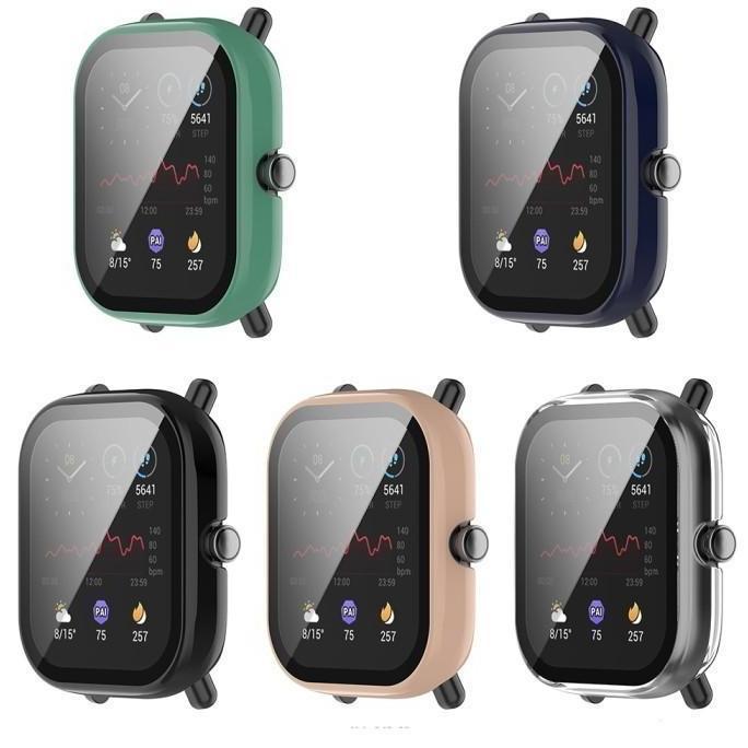 Hard Case PC Bumper 2in1 w/ Tempered Glass for Amazfit GTS2 GTS 2 MINI