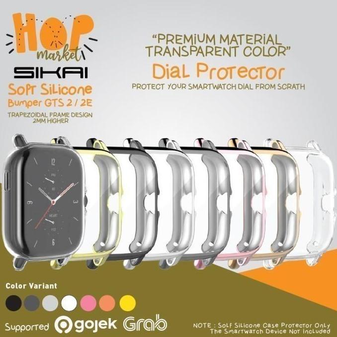 SIKAI Rubber Case Soft Bumper Cover Screen for Amazfit GTS 2 2e GTS2
