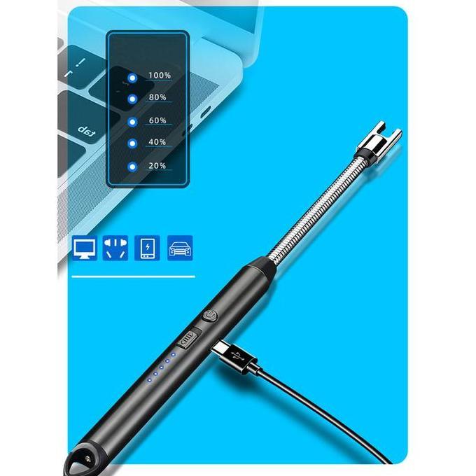 Pemantik kompor elektrik pemantik listrik USB Type C rechargeable korek kompor elektrik