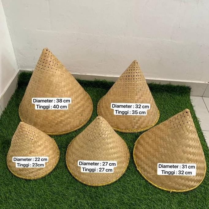 Cetakan Nasi Tumpeng Aseupan Bambu Kukusan Bambu Kukusan Awug Nasi Kerucut Kerajinan Anyaman Bambu