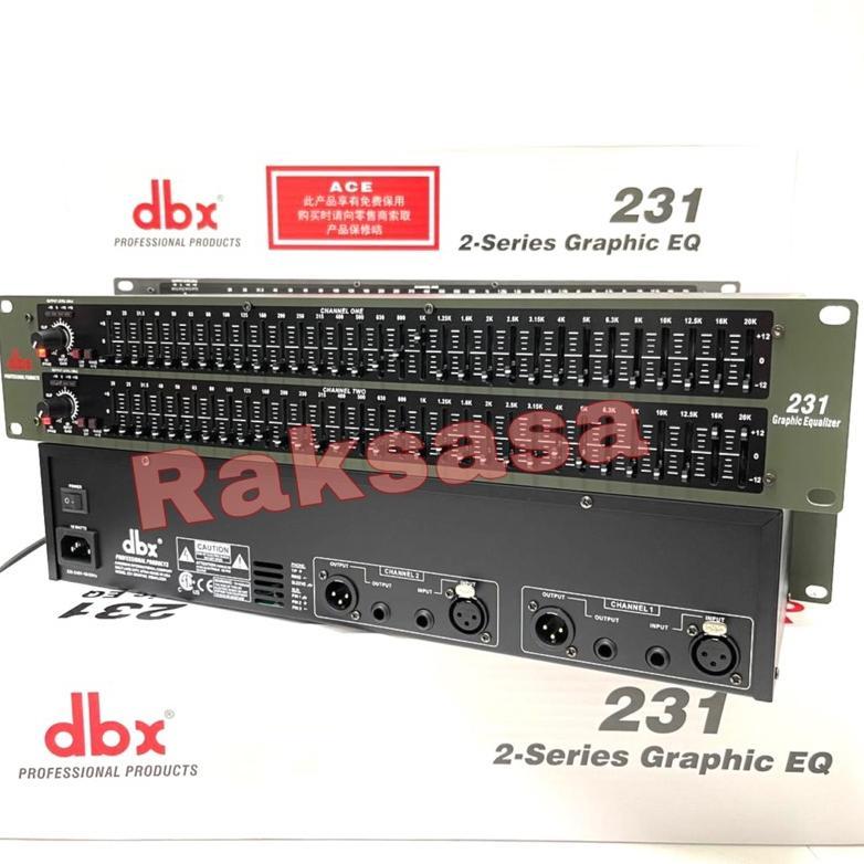 Promo Equalizer Dbx 231 (2-Series Graphic Eq) Bagus Murah Equaliser Dbx 231