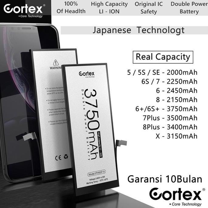 CORTEX BATERAI DOUBLE POWER REAL CAPACITY BATERAY 5 6 7 8 X Xs XsMax