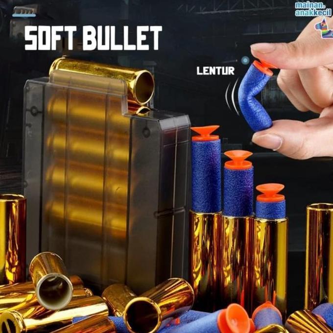 MAINAN ANAK SNIPER GUN NERF TEMBAKAN AWM KAR SOFT BULLET AWP 109CM BESAR - WATER GEL BLASTER KODE 12