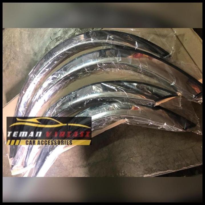 DISKON LIST LIS ATAS BAN OVER FENDER TRIM MOBIL AVANZA XENIA LAMA STAINLESS 