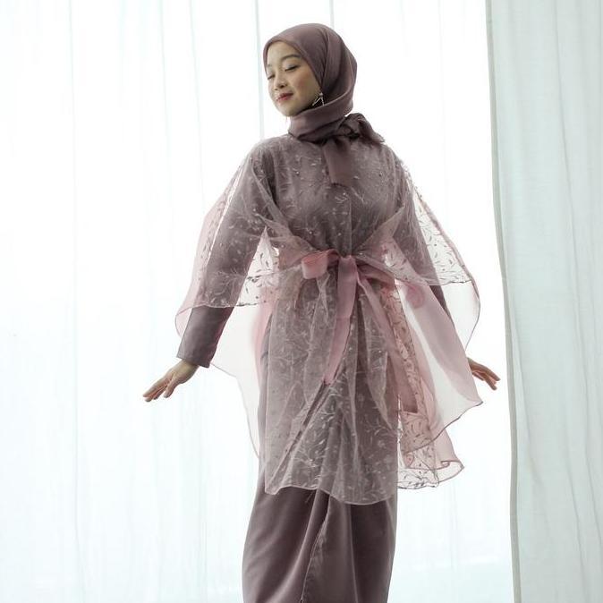 DELTA Organza Cape Set - Kebaya Modern Kondangan TA