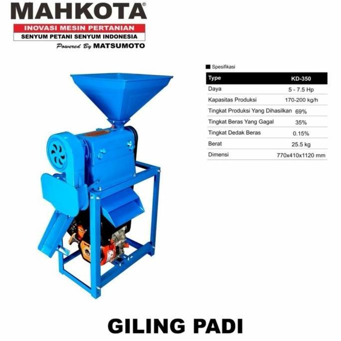 ((((()paling dicari] Mesin Giling Padi KD350 Mahkota KD 350 Rice Polisher Penggiling Padi