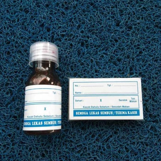 etiket sirup etiket obat stiker sirup stiker obat