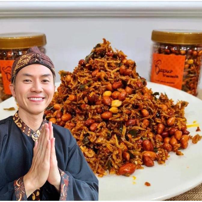 Teri Kacang Balado 1kg by Dapur Ummih dengan Campuran Cabai Merah, Cabai Rawit, Bawang Merah, Bawang