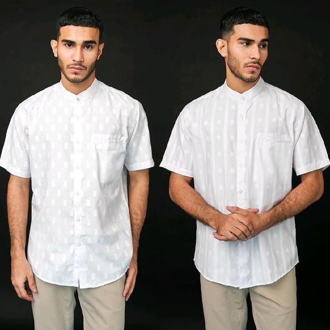 Casella Baju Koko Pria Lengan Pendek | Koko Couple Ayah-Anak Nizar Edition