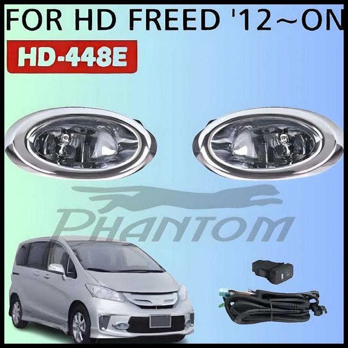 DISKON FOG LAMP FOGLAMP LAMPU KABUT LED DRL HD-448E HONDA FREED FRED 2012 